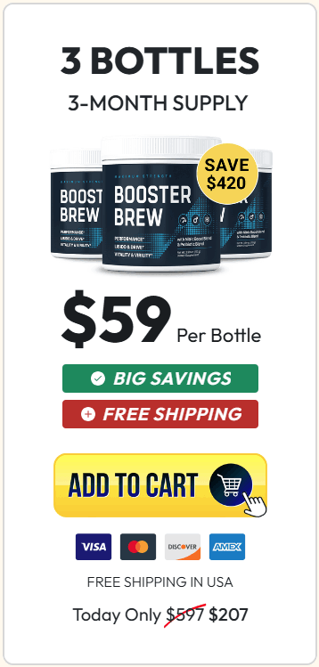 Oerder Booster Brew 3 Bottles